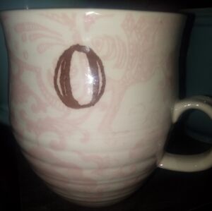 Anthropologie Homegrown rare Letter O Monogram